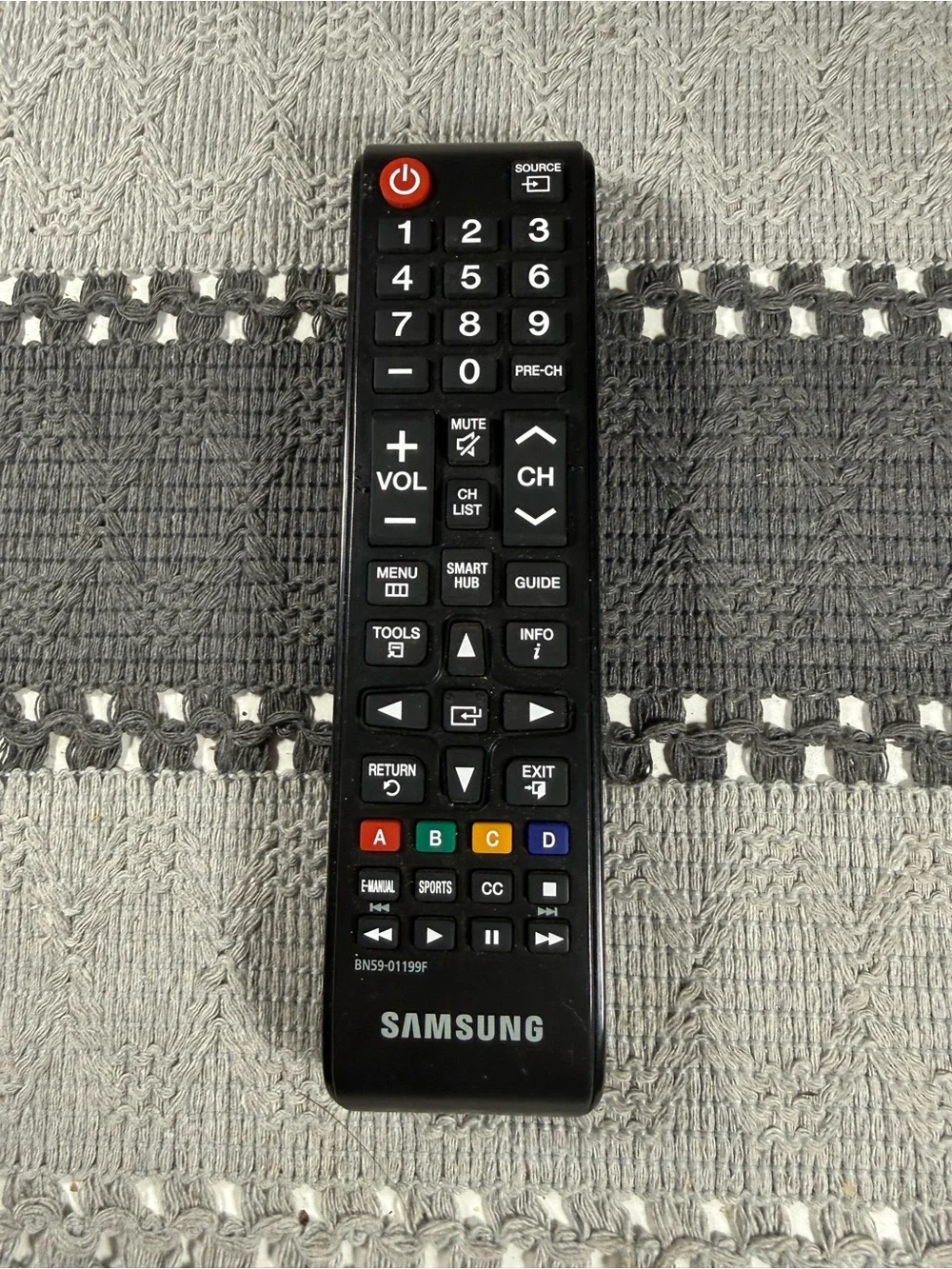 OEM Samsung BN59-01199F Remote Control . Tested.